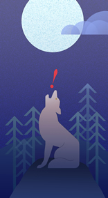 Painting: Howling 3